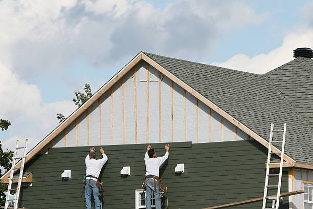 Professional Siding Repair technician working in Whitakers, NC